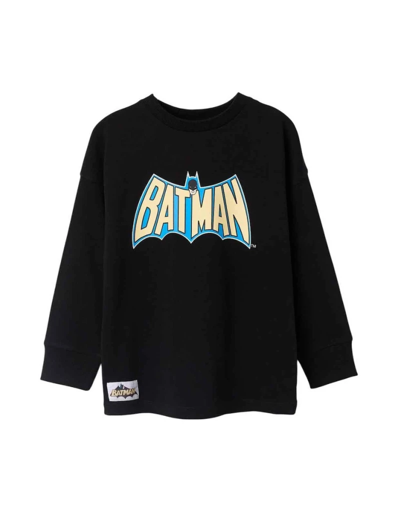 DC Comics εφηβική μπλούζα Batman μαύρη αγόρι ZKBAP0303_26086-F - 1