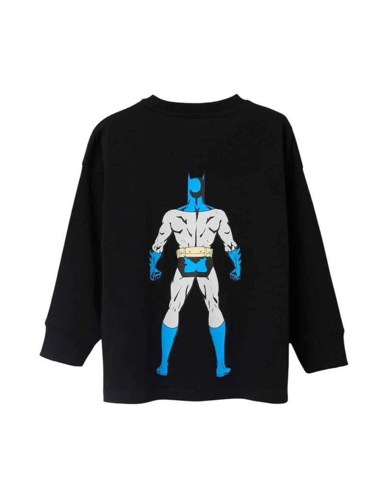 DC Comics παιδική μπλούζα Batman μαύρη αγόρι ZKBAP0303_26086 - 2
