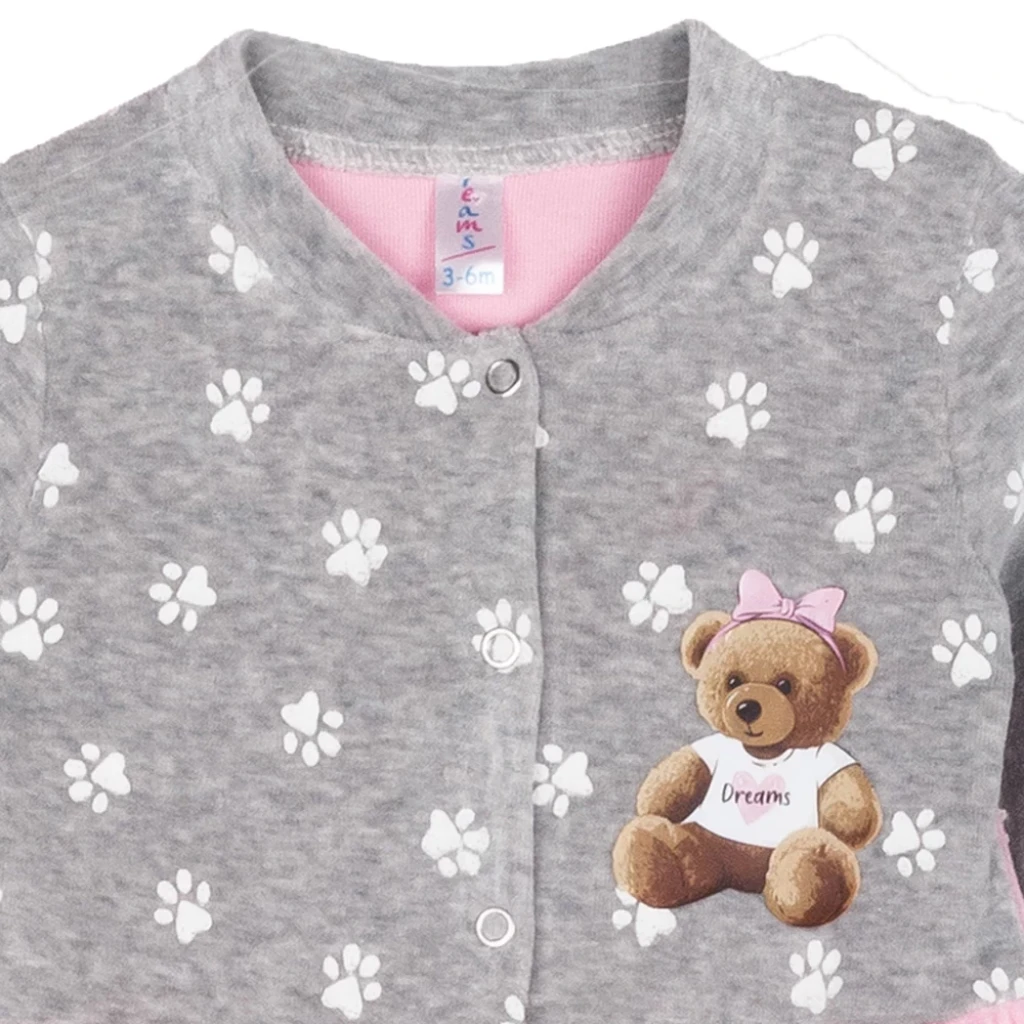 Βρεφικό φορμάκι για κορίτσι αρκουδάκι Dreams 2571202 - 2