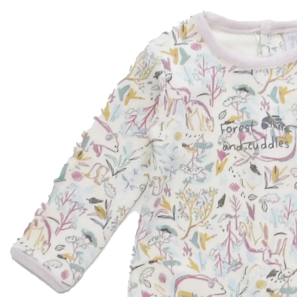Βρεφικό φορμάκι για κορίτσι forest and cuddles Yatsi 25200421020 - 2