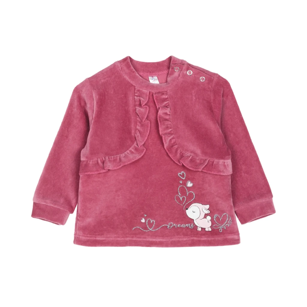 Βρεφικό σετ 2τμχ πιτζάμες για κορίτσι Dreams 2571104 - 2