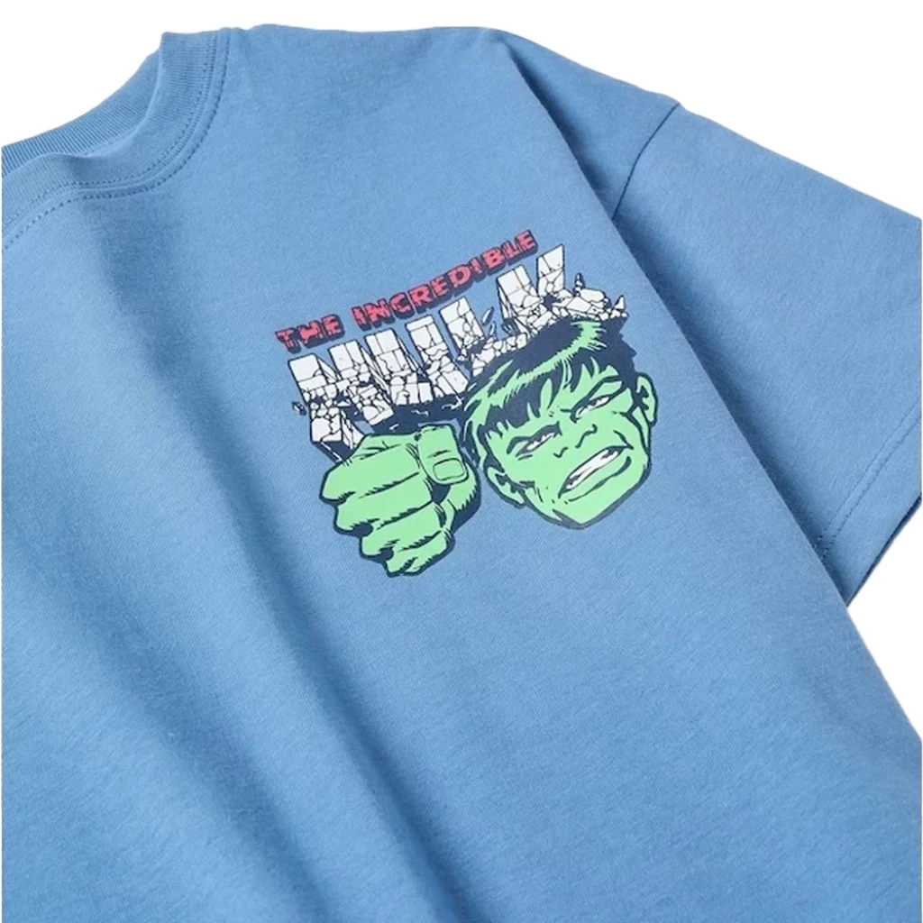 Εφηβική μπλούζα για αγόρι Hulk Marvel 5606812721727-2 - 2