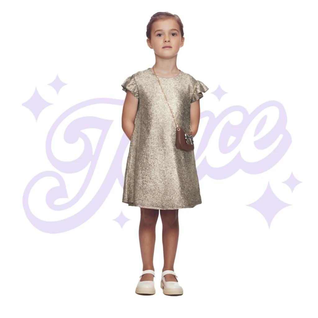 Εφηβικό σετ 2τμχ φόρεμα τσαντάκι για κορίτσι Joyce 2595917 - 1