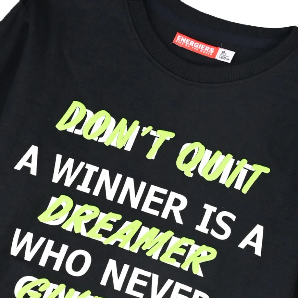 Εφηβικό σετ 2τμχ για αγόρι φόρμα dont quit Energiers 13-125086-0 5210293510031 - 3