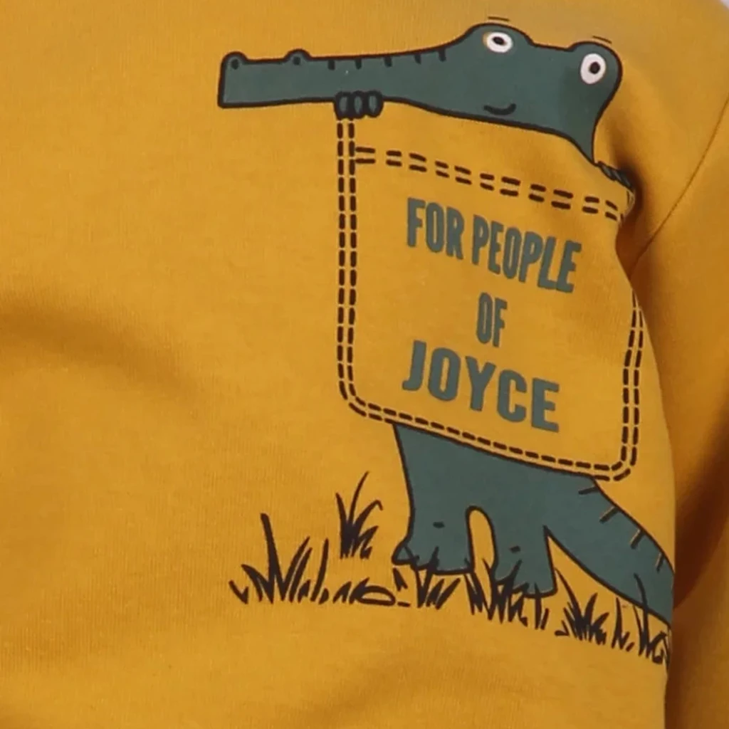 Joyce παιδικό σετ φόρμα κροκόδειλος κίτρινο 2662122 - 2
