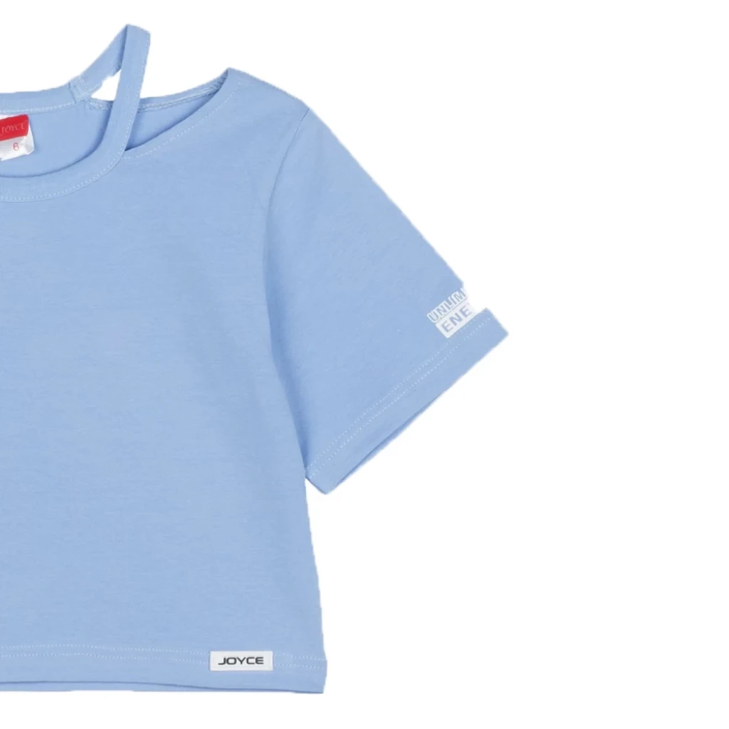 Εφηβική μπλούζα crop top για κορίτσι Joyce 2513508-2 - 2