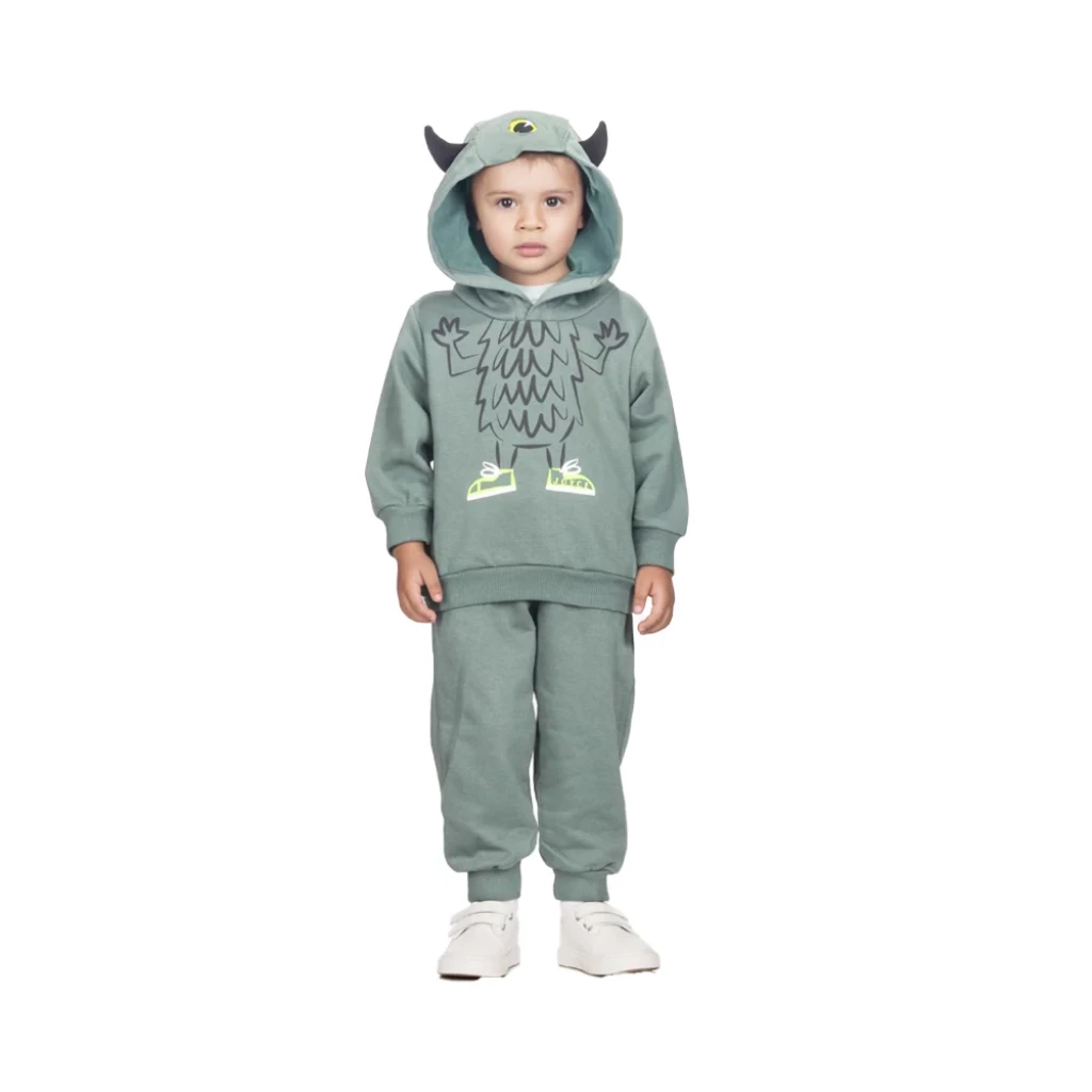 Παιδικό σετ 2τμχ για αγόρι φόρμα 3D τερατάκι Joyce 2562136 - 1