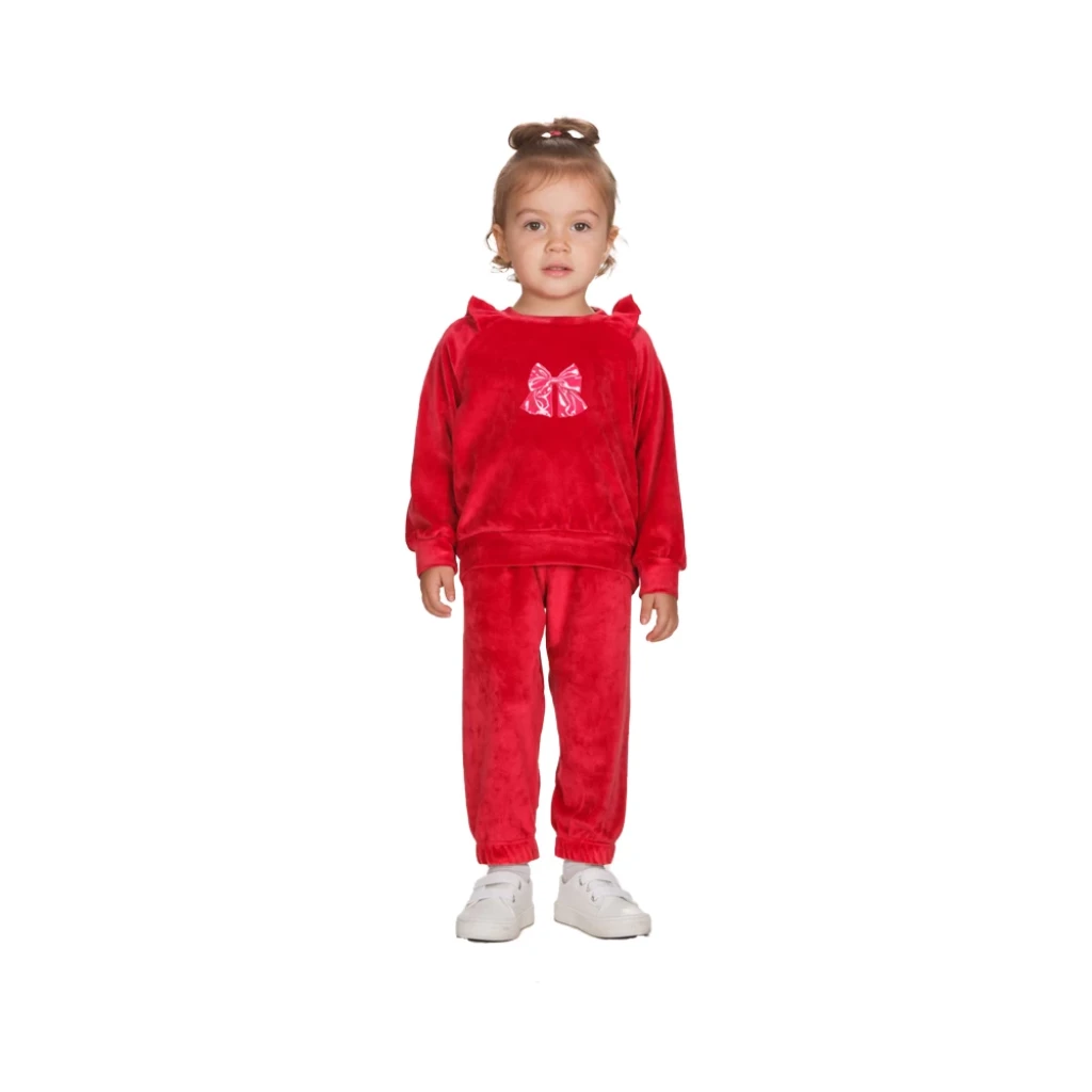 Παιδικό σετ 2τμχ για κορίτσι βελουτέ Joyce 2561136 - 1