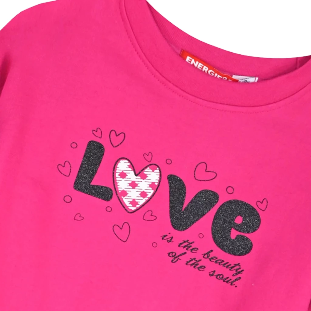 Παιδικό σετ 2τμχ για κορίτσι love is the beauty of the soul Energiers 15-125351-0 5210293565949 - 3