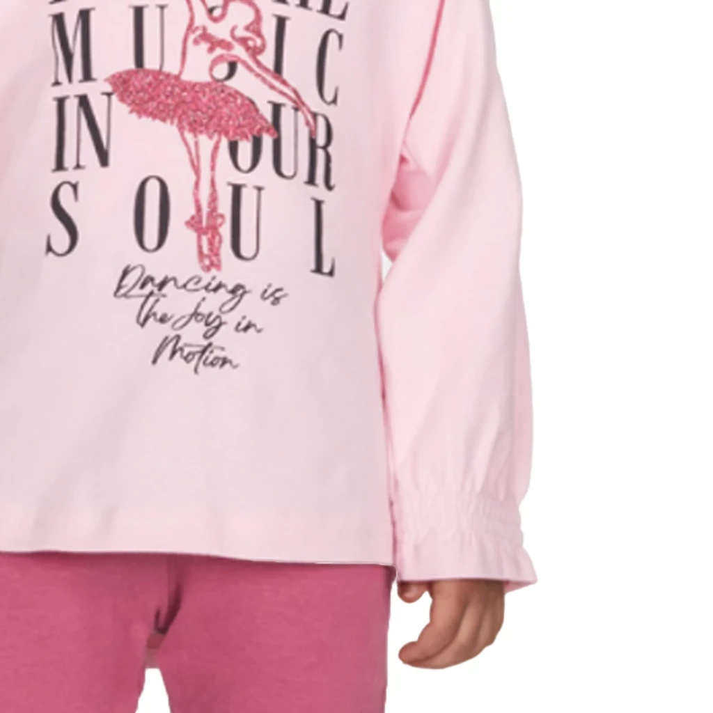 Παιδικό σετ 2τμχ για κορίτσι feel the music in your soul Joyce 2561143 - 2