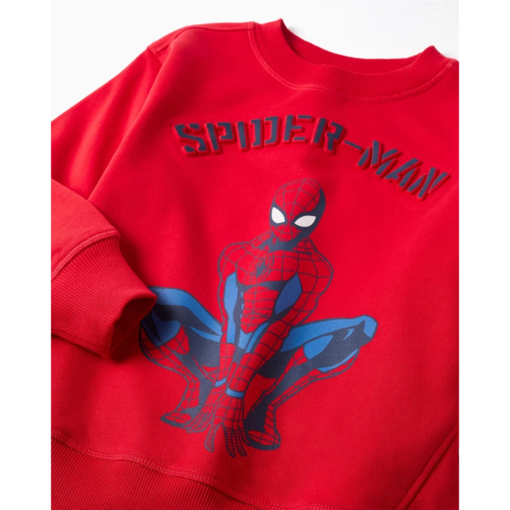 Marvel παιδική φόρμα μπλούζα Spiderman κόκκινο αγόρι ZKBAP0202_26071 - 3