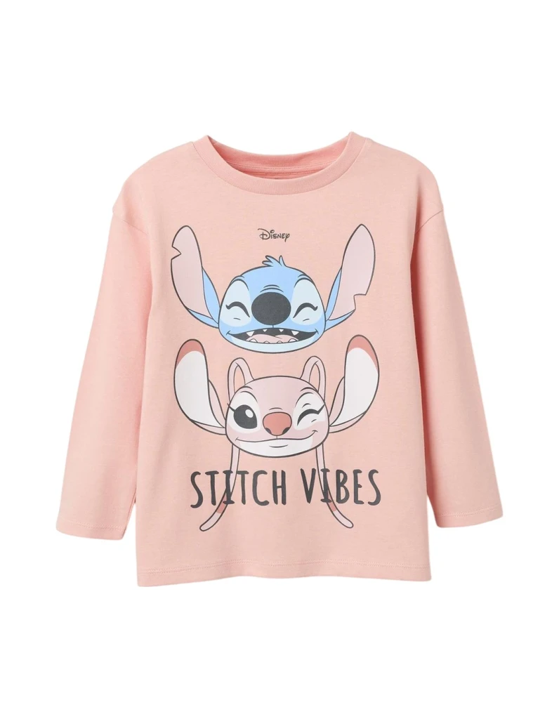 Disney παιδική μπλούζα Stitch Angel ροζ κορίτσι ZKGAP0303-26096 - 1