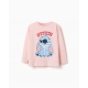 Disney εφηβική μπλούζα Stitch ροζ κορίτσι ZKGAP303_26094-F - 1