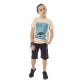 Εφηβικό σετ 2τμχ για αγόρι μπλούζα βερμούδα protect our oceans Hashtag 238719 - 3