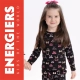 Energiers κορίτσι σετ φόρμα ριπ εμπριμέ μαύρο 15-126354-0 - 1