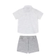 Βρεφικό σετ 3τμχ για αγόρι πουκάμισο παντελόνι παπιγιόν boutique Energino 41-224498-0 5210220514804 - 3