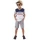 Παιδικό σετ 2τμχ για αγόρι μπλούζα βερμούδα champion team Hashtag 238807 - 1