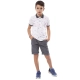 Παιδικό σετ 3τμχ για αγόρι μπλούζα βερμούδα τιράντες Hashtag 238803