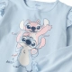 Zippy παιδική πιτζάμα κορίτσι Stitch Angel σιέλ ZKGUN0101_26046 - 3
