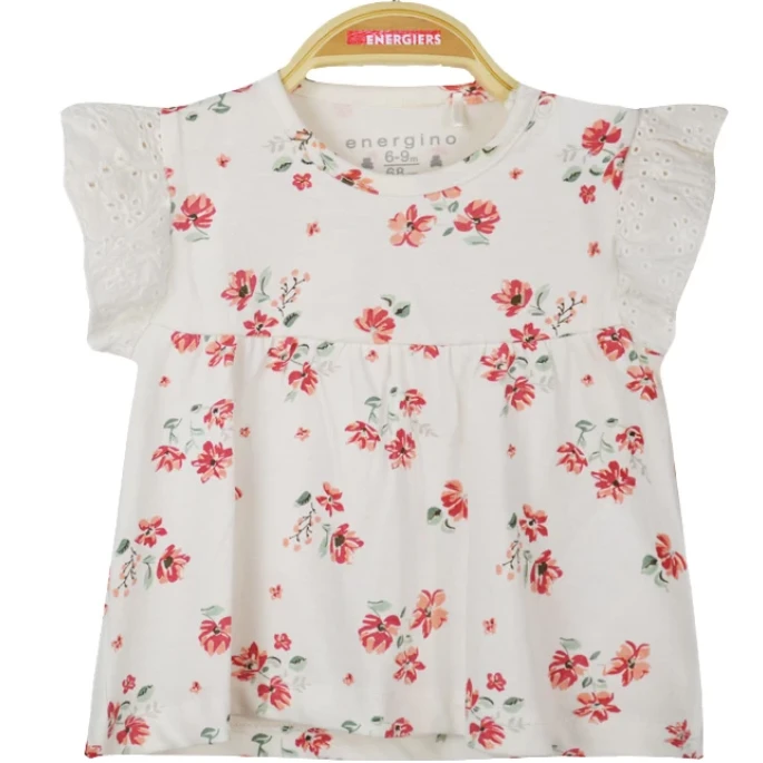 Βρεφικό σετ 2τμχ για κορίτσι μπλούζα σορτσάκι baby Energino 14-223422-0 5210220287593 - 2