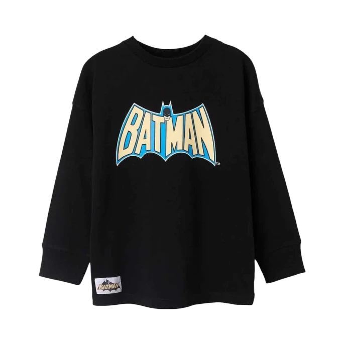 DC Comics παιδική μπλούζα Batman μαύρη αγόρι ZKBAP0303_26086
