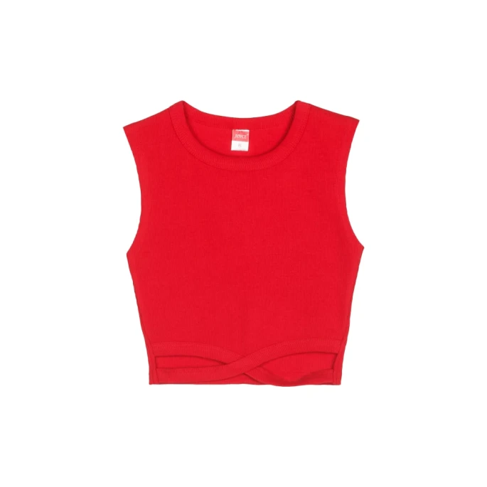 Εφηβική μπλούζα crop top για κορίτσι Joyce 2513512