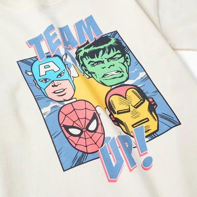 Εφηβικό σετ 2τμχ για αγόρι μπλούζα βερμούδα Avengers team up! Marvel 5606812721734-2