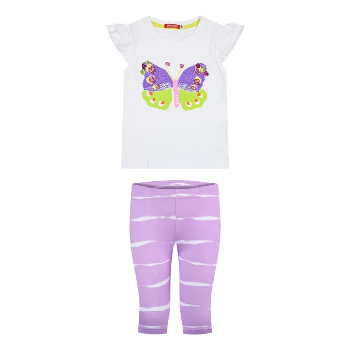 Παιδικό σετ 2τμχ για κορίτσι μπλούζα κολάν πεταλούδα Energiers 15-224371-0 5210220548137