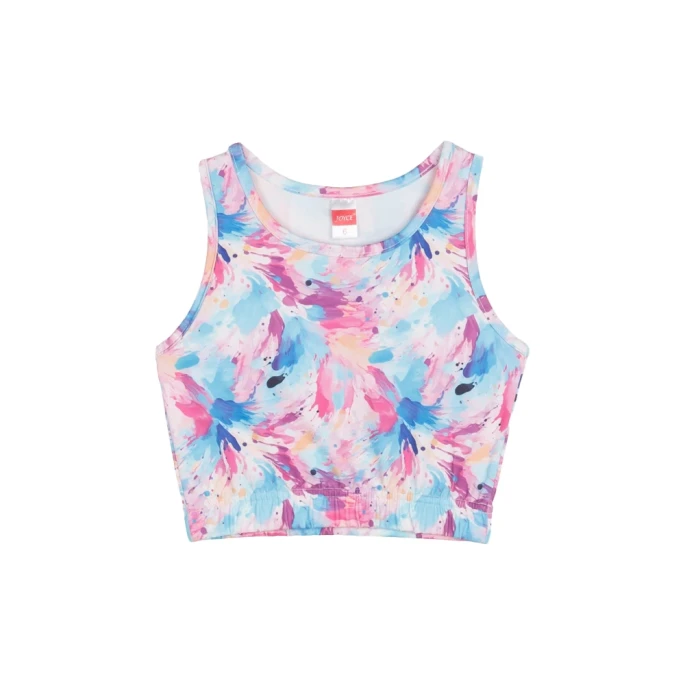 Εφηβική μπλούζα crop top για κορίτσι Joyce 2513516