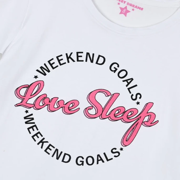 Εφηβικό σετ 2τμχ για κορίτσι πιτζάμες Sweet Dreams 36-225203-2 5210293263654