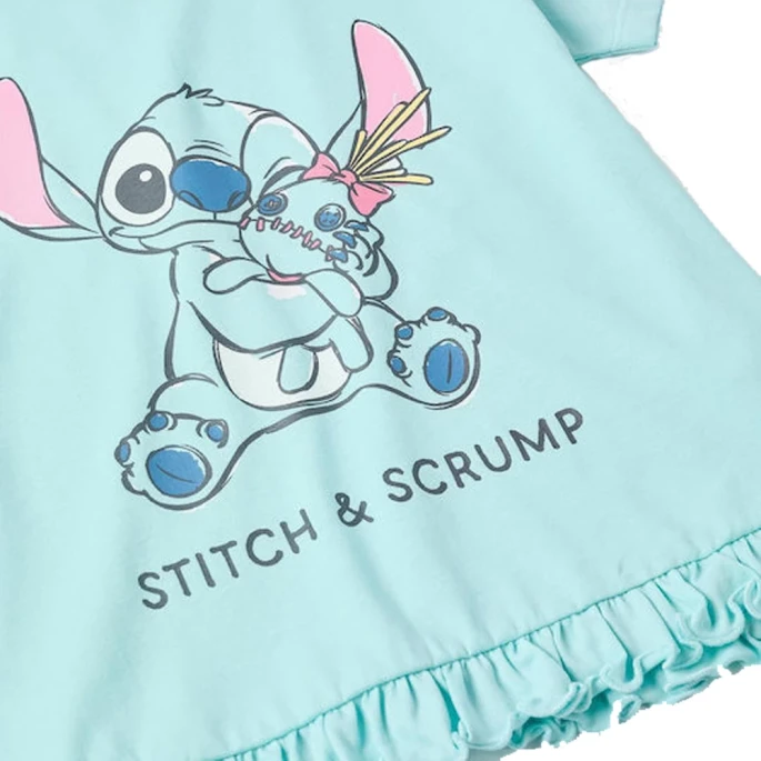 Παιδική μπλούζα κοντομάνικη για κορίτσι Stitch & Scrump Disney 5606812729761